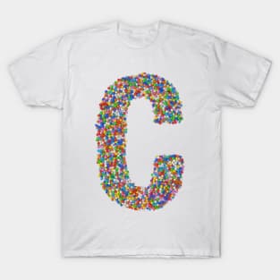 Sweet sprinkles - letter C T-Shirt